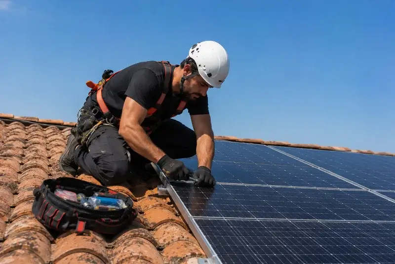 Maintenance et monitoring de panneaux solaires à Villages du Lac de Paladru