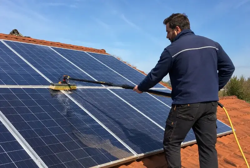 Nettoyage et entretien de panneaux solaires à Villages du Lac de Paladru
