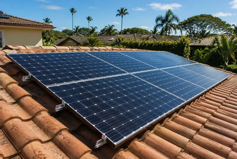 Installation de panneaux solaires à Villages du Lac de Paladru
